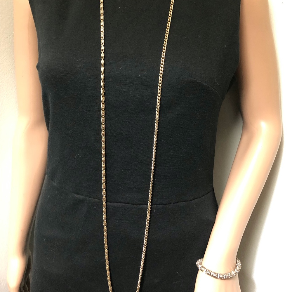 Vintage 60" Gold-tone Chain Necklace